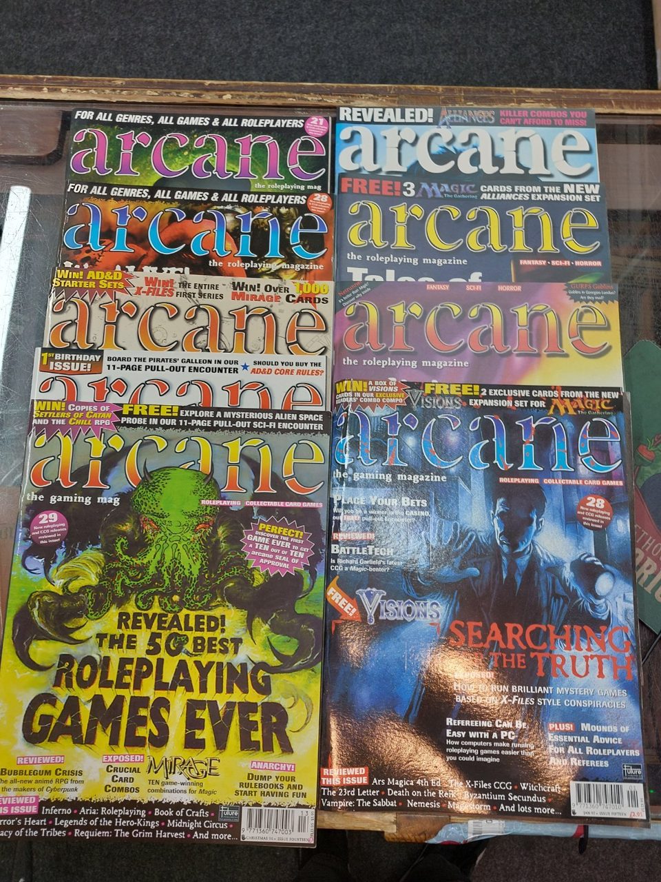 Arcane RPG Magazine 9 Issues