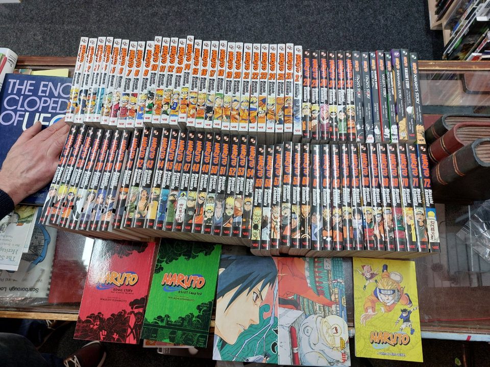 Naruto English Manga Volumes 1-72