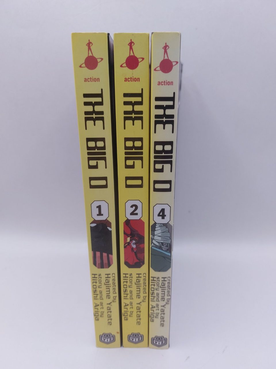 The Big O English language Manga Volumes 1,2&4