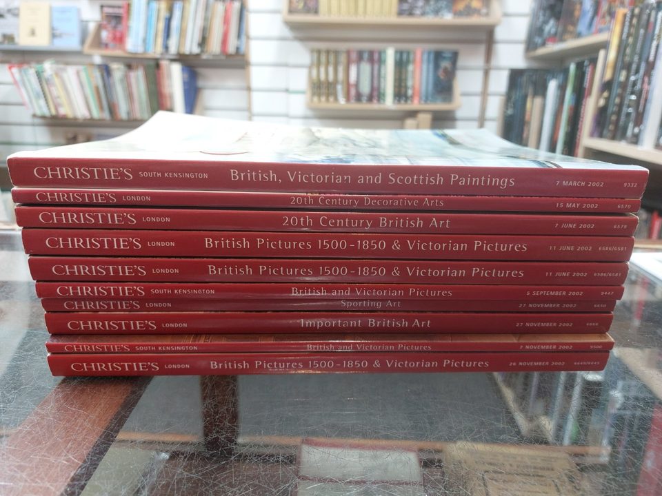 Christie's Auction Catalogues 2002 10 Volumes