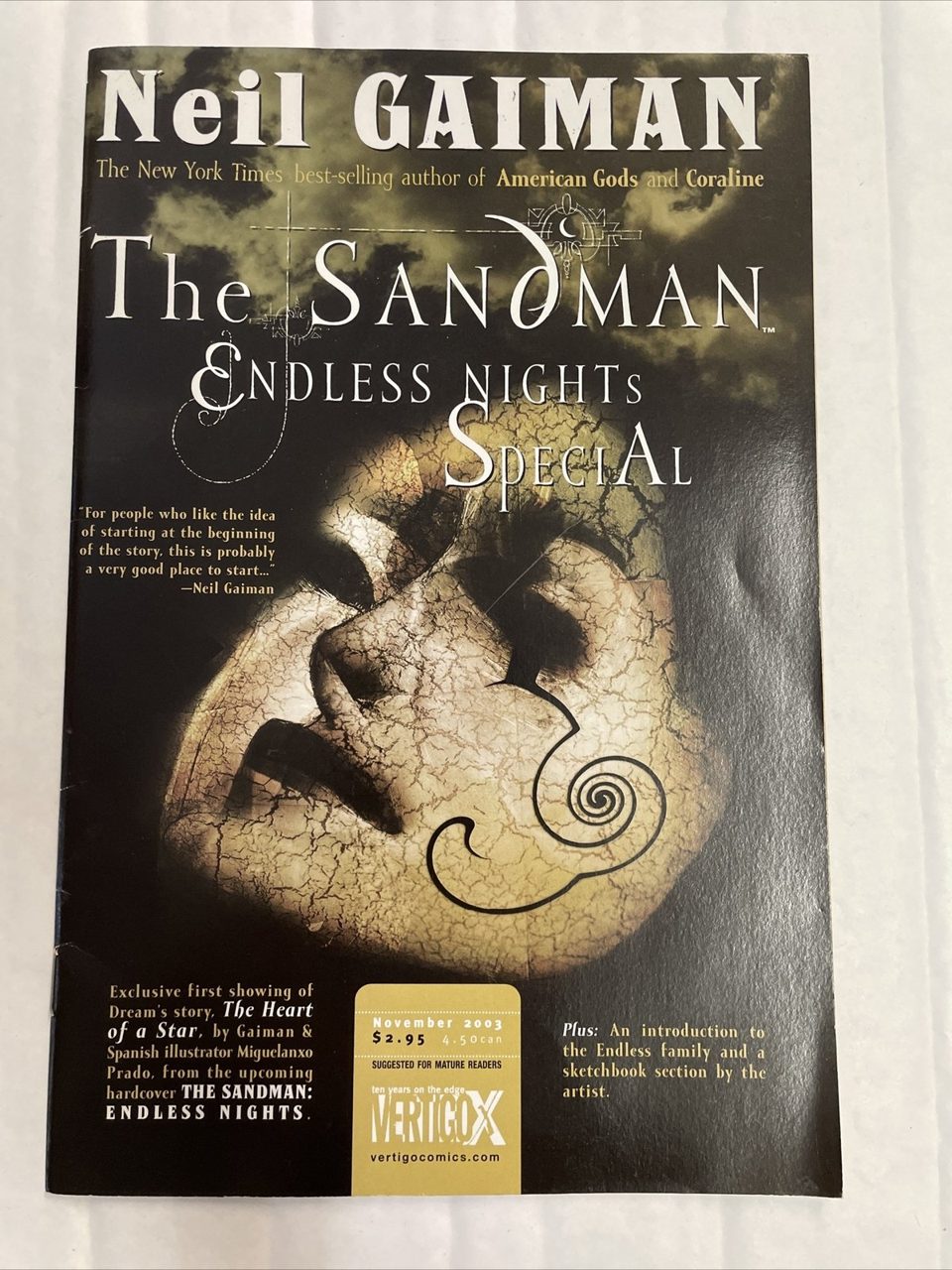 The Sandman endless nights special neil gaiman Graphic Novel Comic