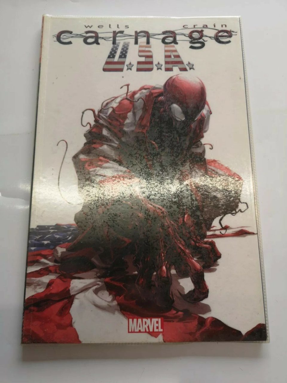 Carnage, U.S.A., Clayton Crain, Zeb Wells, Marvel Graphic Novel Comic Book