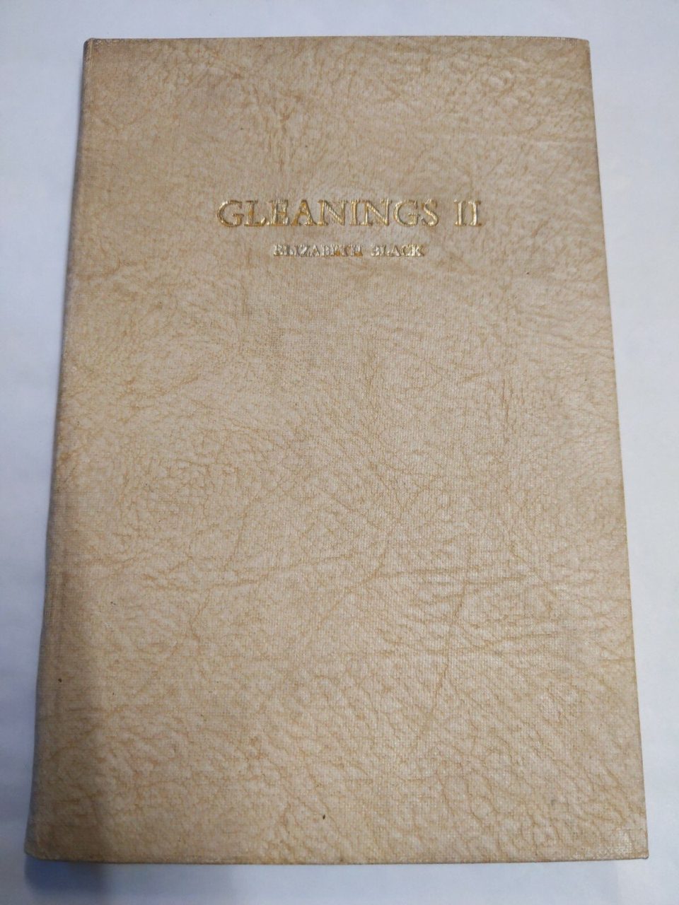 Black, Elizabeth; Gleanings II. Pindar 1969 Good