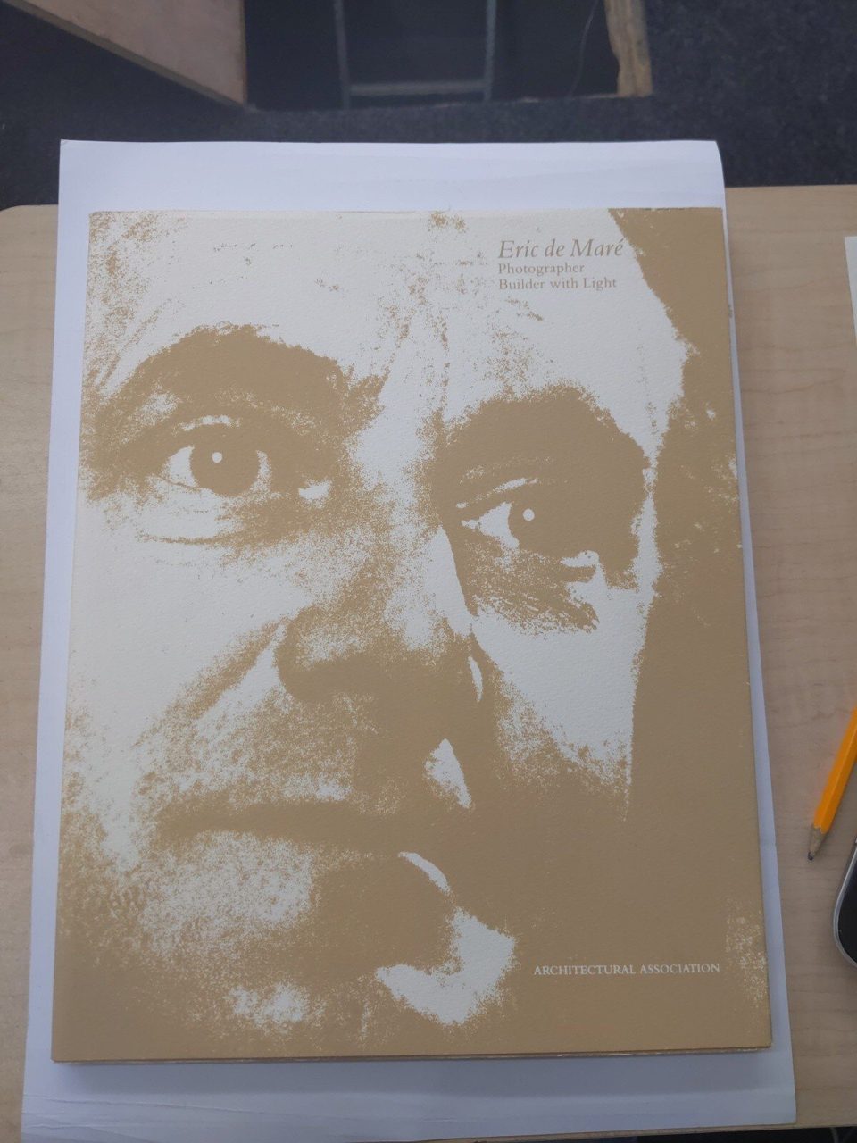 Eric de Mare Photographer - Builder with Light - Large paperback Signed