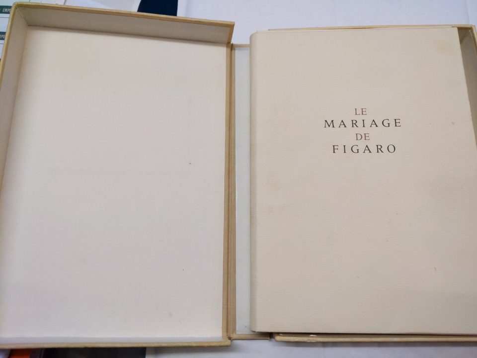Mariage of Figaro Loose leaf box set 1957 French
