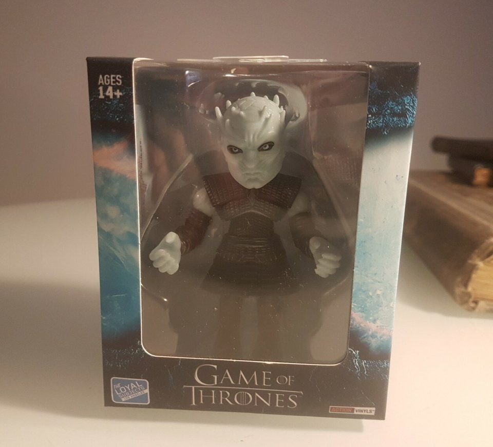 Game of Thrones Action Vinyls Mini Figure The Night King original with ice spear