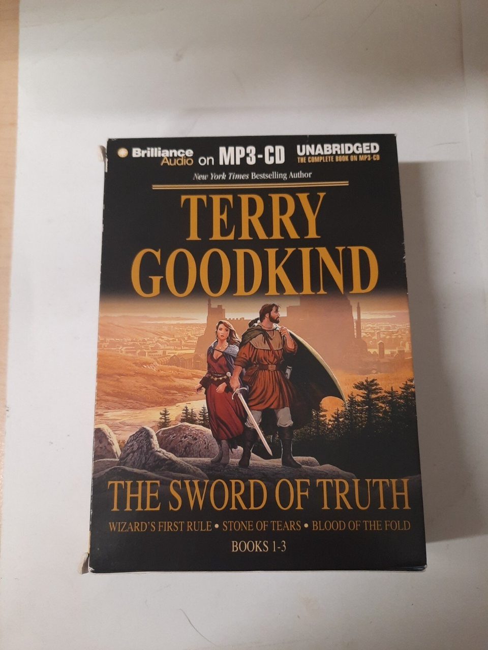 Terry Goodkind The Sword Of Truth Books 1-3 Audiobooks Boxed Set