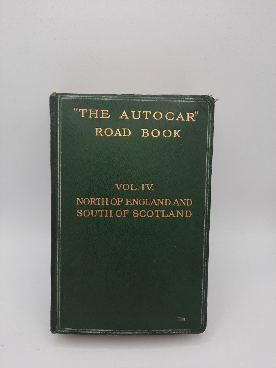 The Autocar Road Book Vol IV North Of England And South Of Scotland 1913With Map
