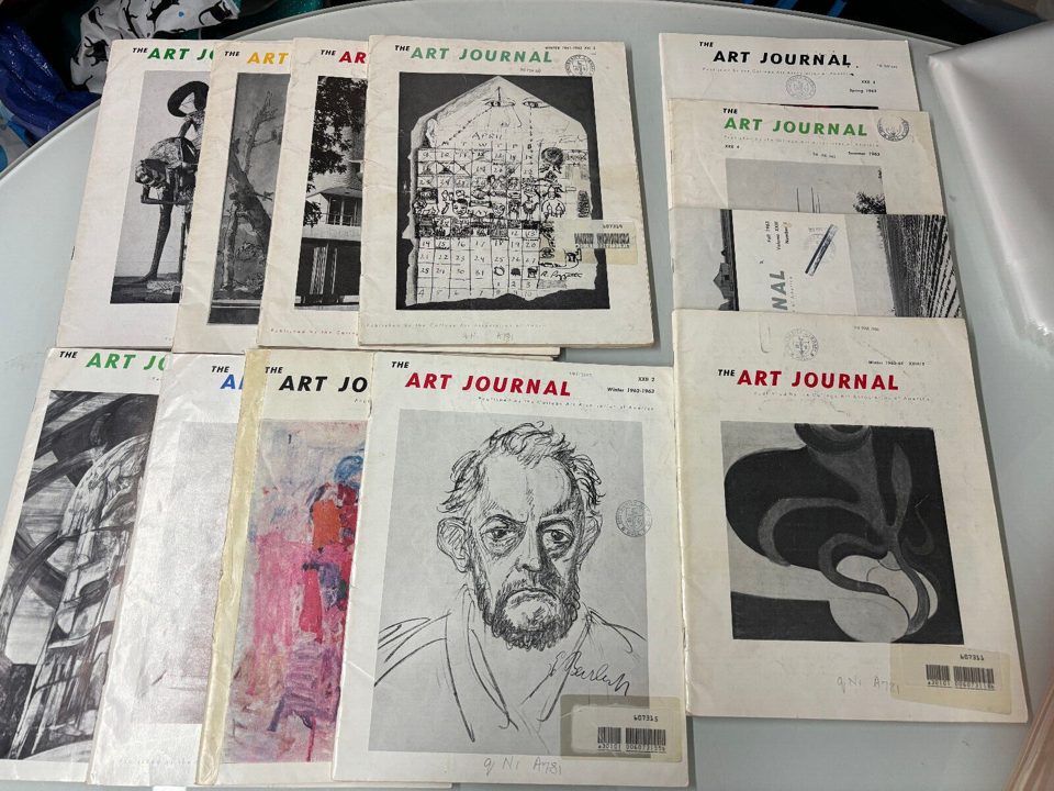 Art Journal Magazines bundles 1961-1998 bulk