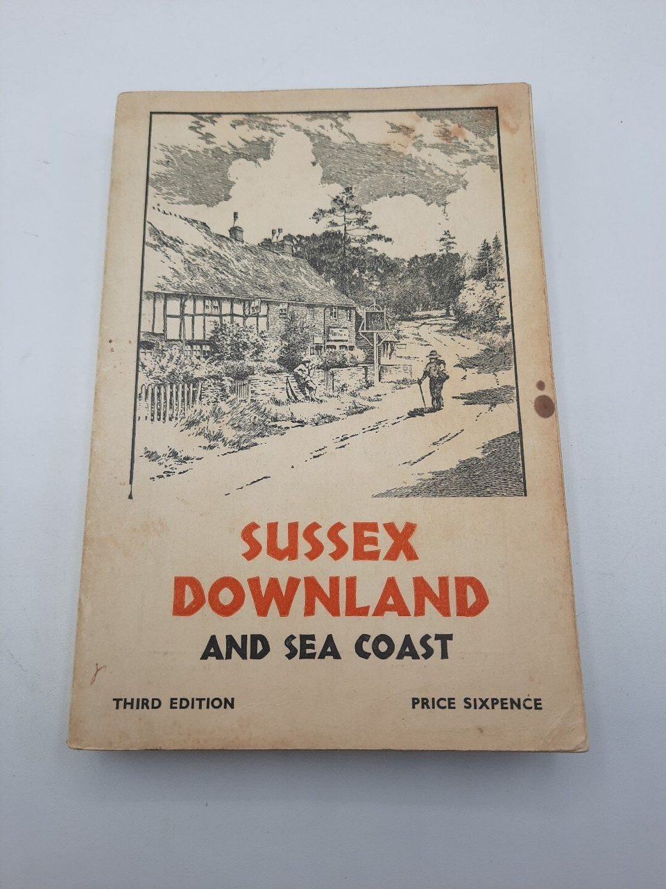 Sussex Downland And Sea Coast Third Edition 1935-36 With Map
