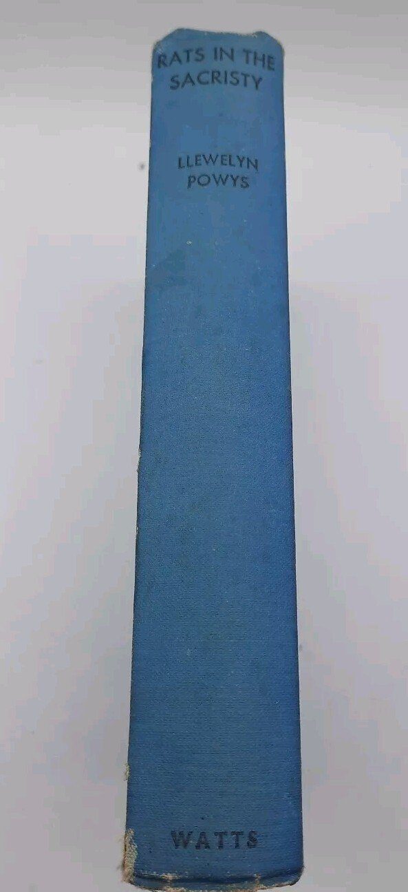 Rats In The Sacristy by Llewelyn Powys, 1937 First Edition