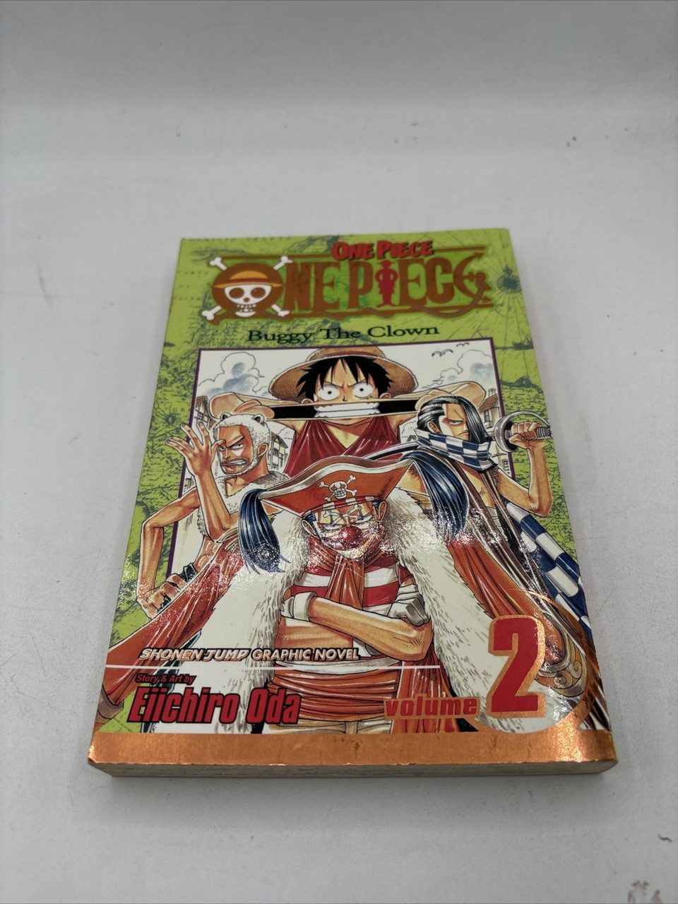 One Piece, Vol. 2 Volume 2 - Buggy the Clown Gold Foil RARE