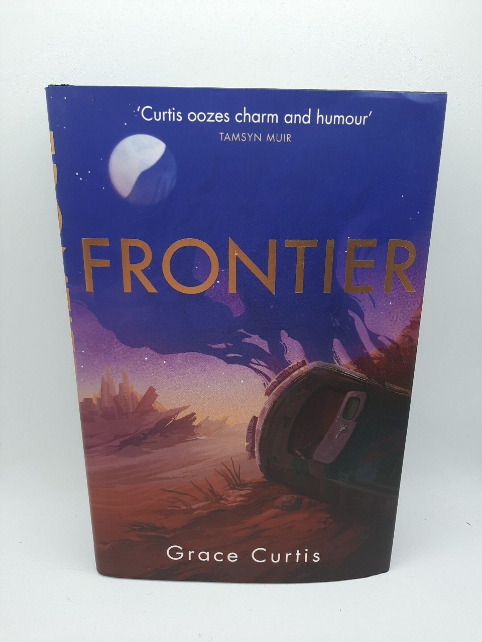 Signed 1st edition Frontierby Grace Curtis Sprayed Edges