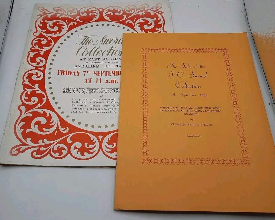 Sword Collection at East Balgray.. Sale by Auction of the greater part 1st