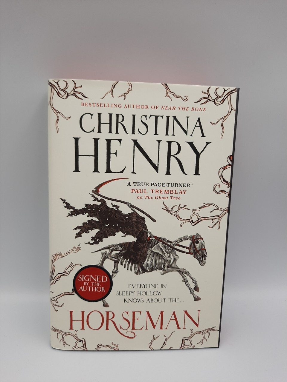 Signed 1st Edition Christina Henry Horseman Hardback Sprayed Edges