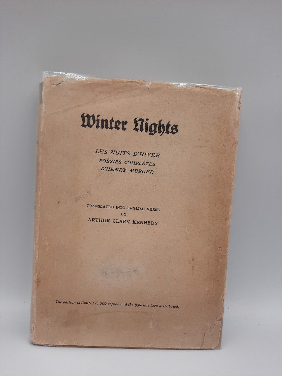 Winters nights Arthur Clark Kennedy 1923 Les Nuits Limited Edition