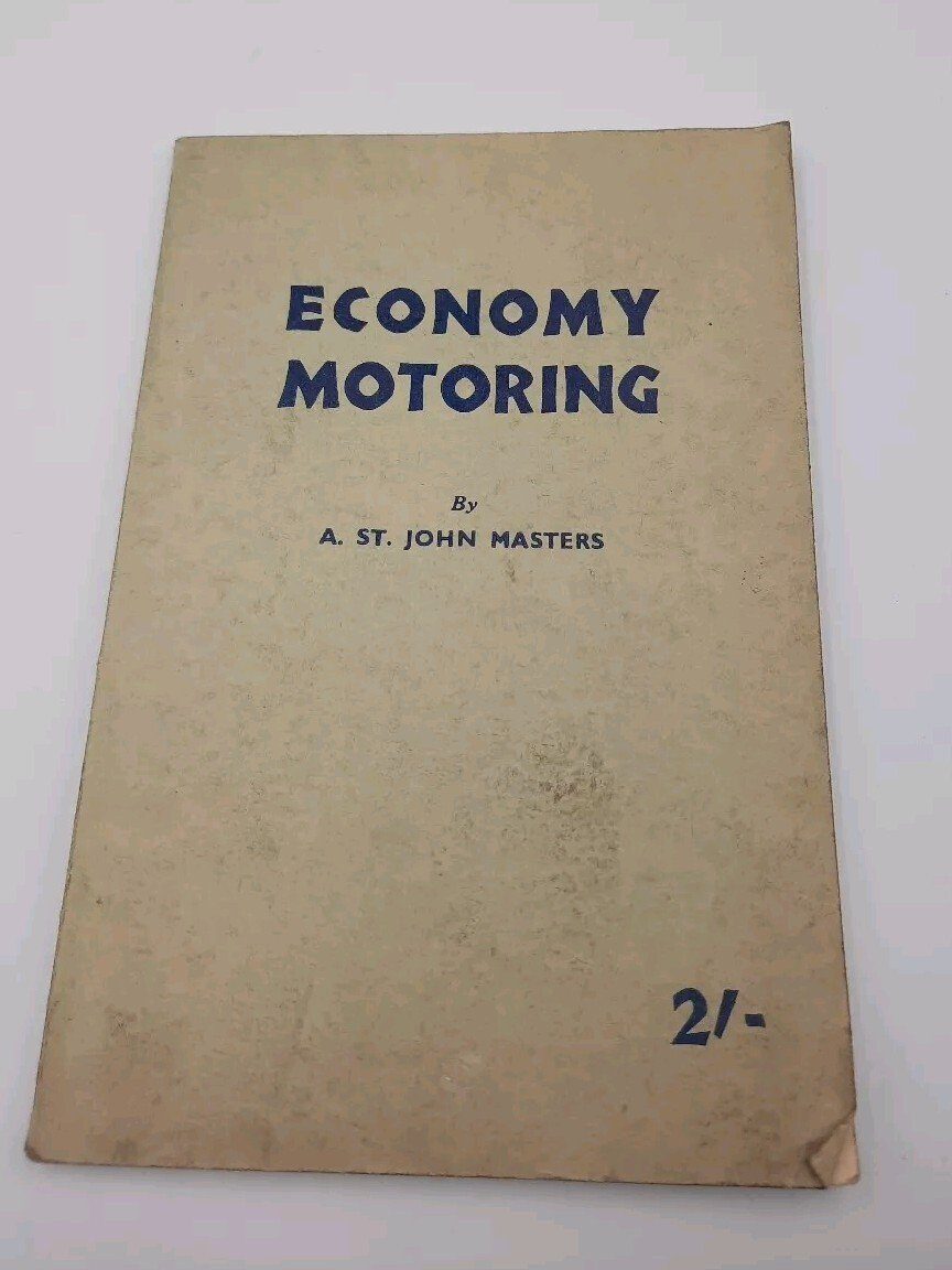 Economy Motoring A St. John Masters Vintage