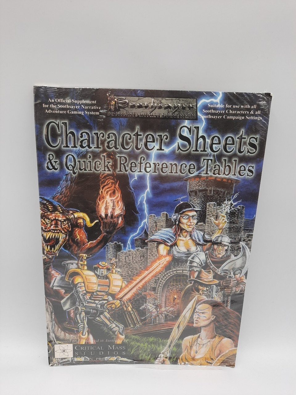 Soothsayer RPG Character Sheets & Quick Reference Tables Critical Mass Studios