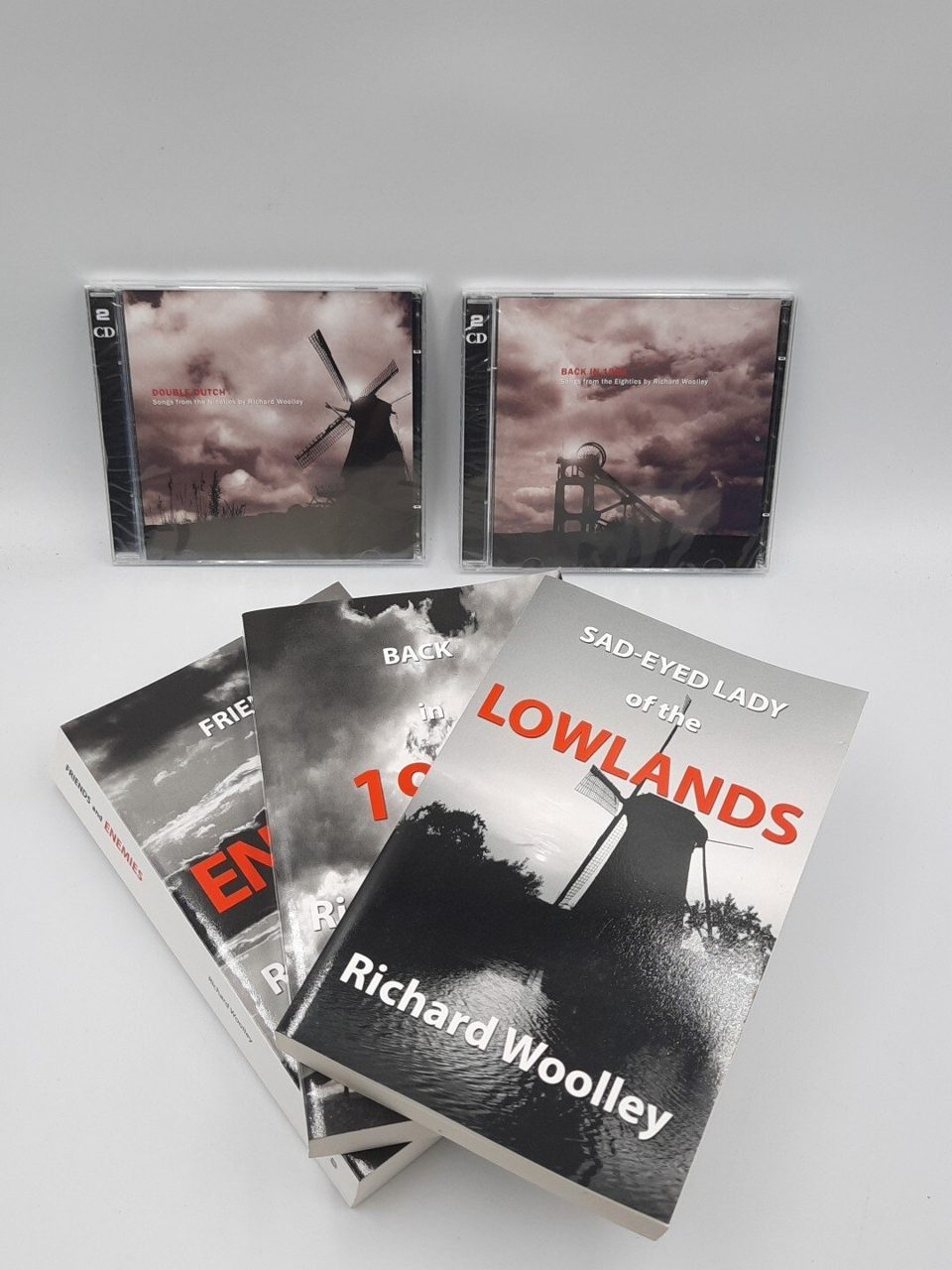 Signed 1st Edition Richard Woolley Book And CD Bundle 3 Books 2 CDs
