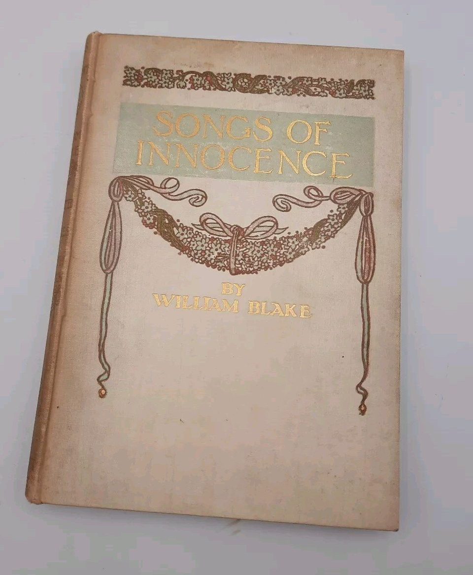 William Blake Songs of Innocence 1912 Frontispiece Missing