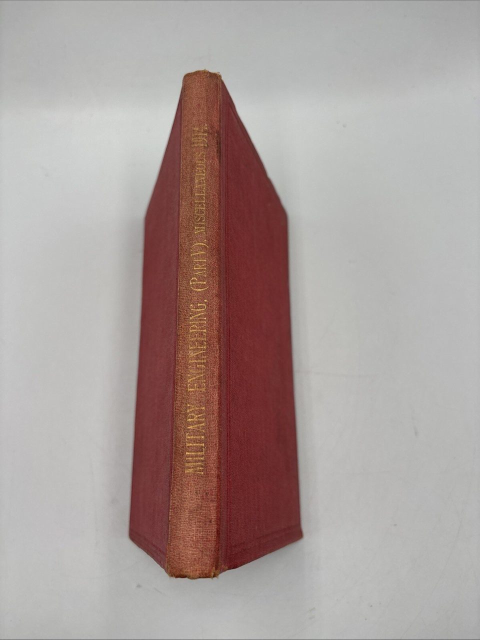 Military Engineering Part V / 5 Miscellaneous 1914 antique book good condition