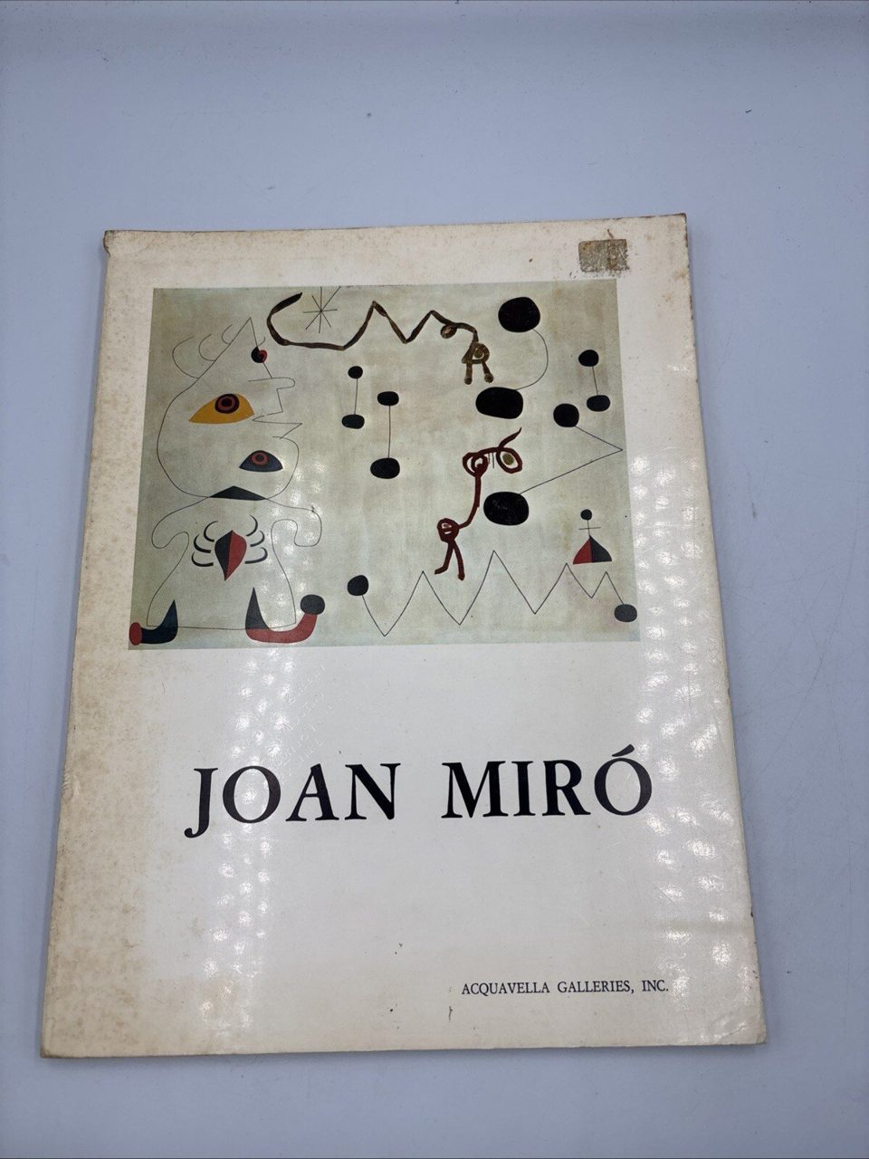 Joan Miro exhibition catalogue, Acquavella Galleries, New York
