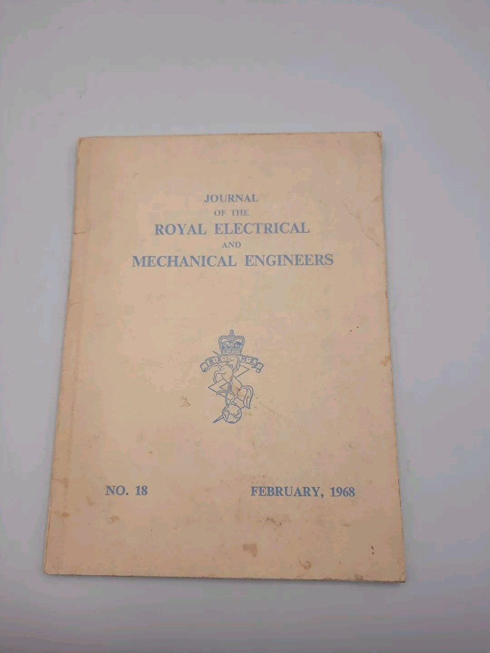 Journal Of The Royal Electrical And Mechanical Engineers No. 18 February