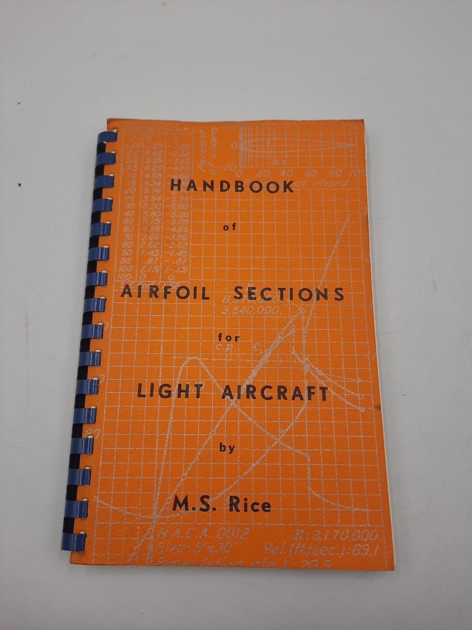 Handbook Of Airfoil Sections For Light Aircraft M. S. Rice