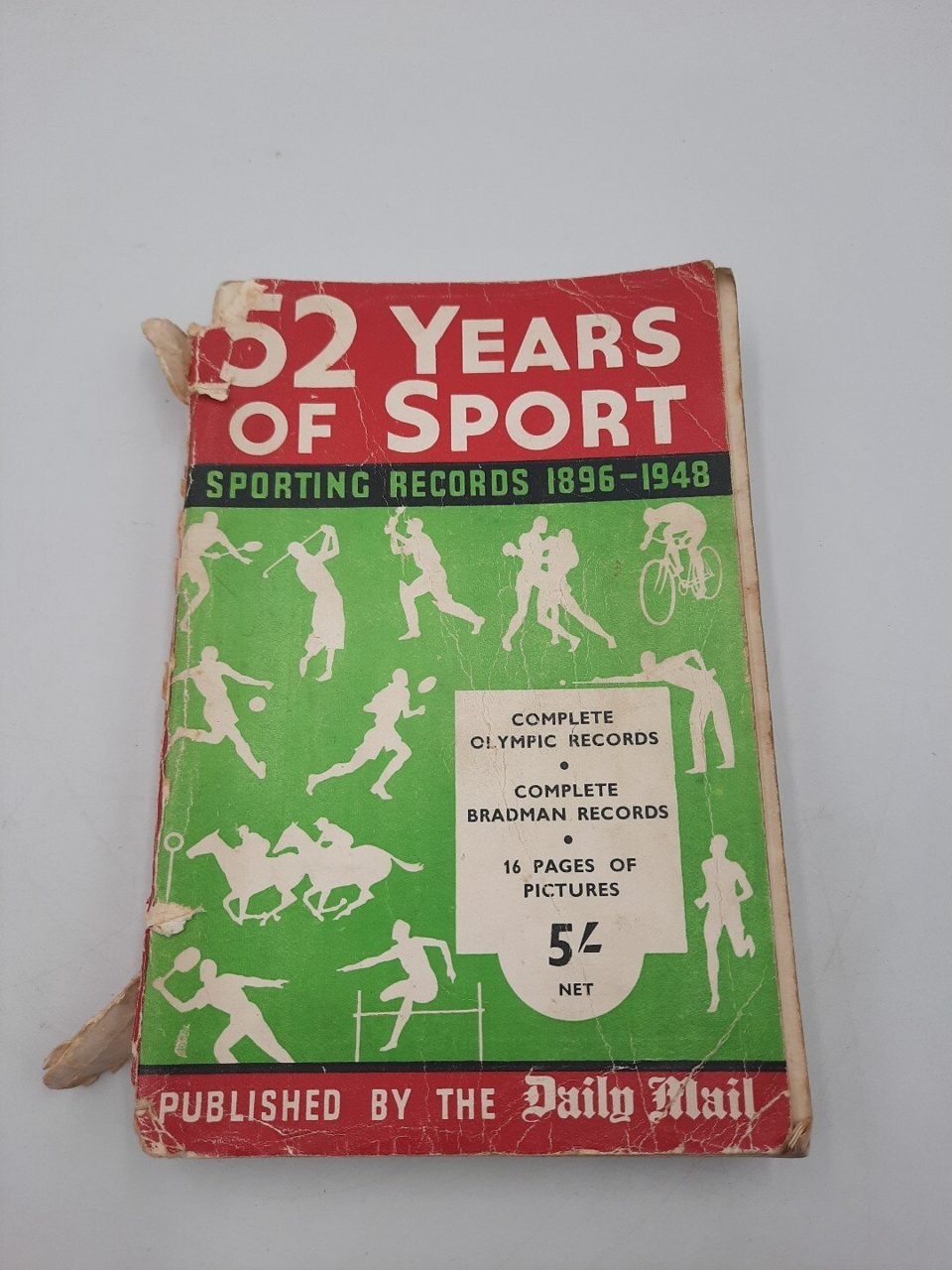 52 Years Of Sport Ernest E Bland Daily Mail Acceptable Condition
