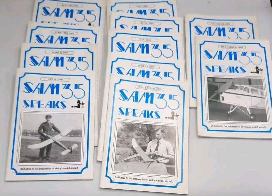 ‘Sam 35 Speaks’ Vintage Model Aircraft Magazine X16 2009-2010