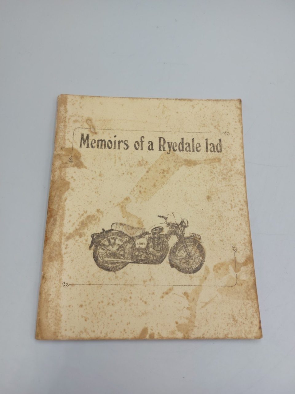 Memoirs Of A Ryedale Lad Claudie Worminton