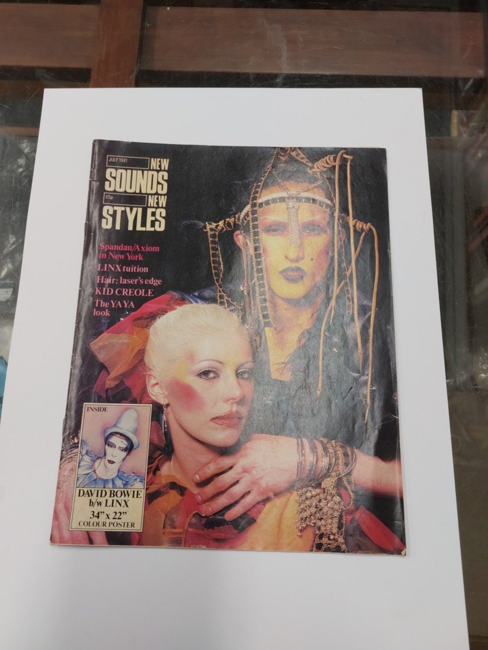 New Sounds New Styles Magazine July 1981 David Bowie Poster