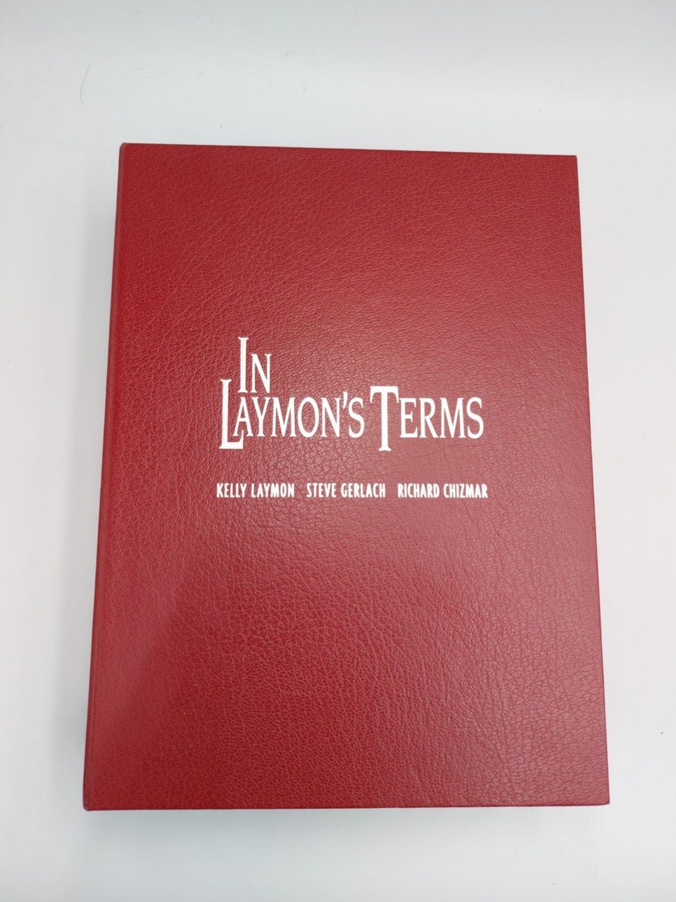 Signed In Laymons Terms Horror Tribute Anthology, Lettered Edition