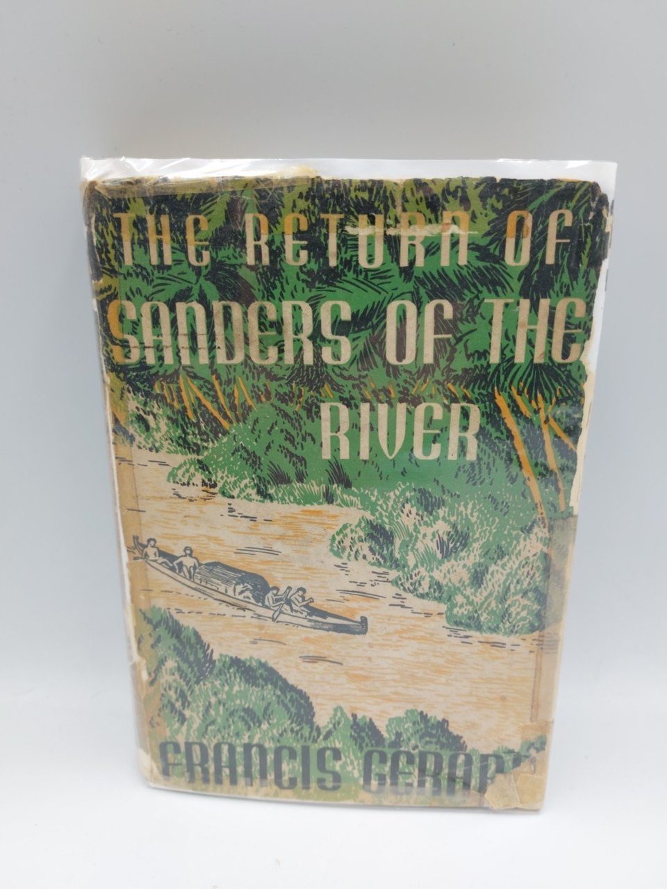 Return of Sanders of the River Francis Gerard 1st edtion Dust Jacket
