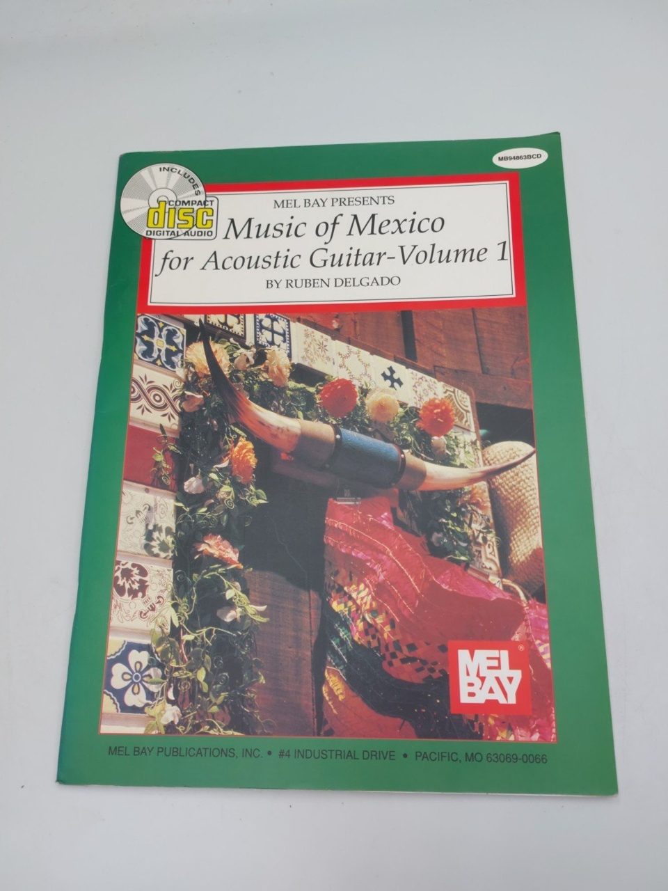 Music of Mexico for Acoustic Guitar, Vol. 1 With CD