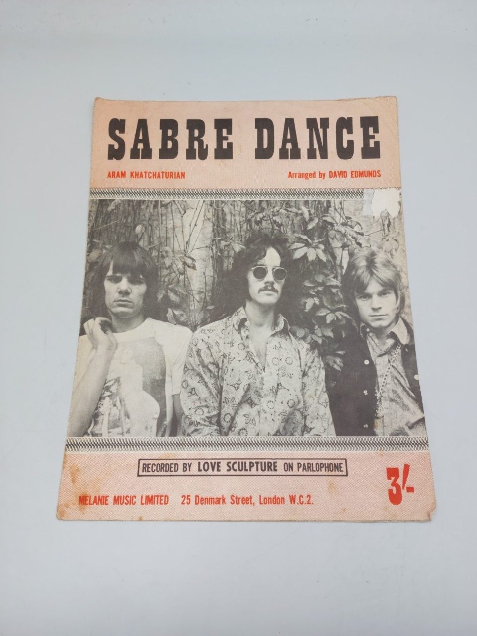 Vintage Sheet Music Sabre Dance Love Sculpture Arr Dave Edmunds