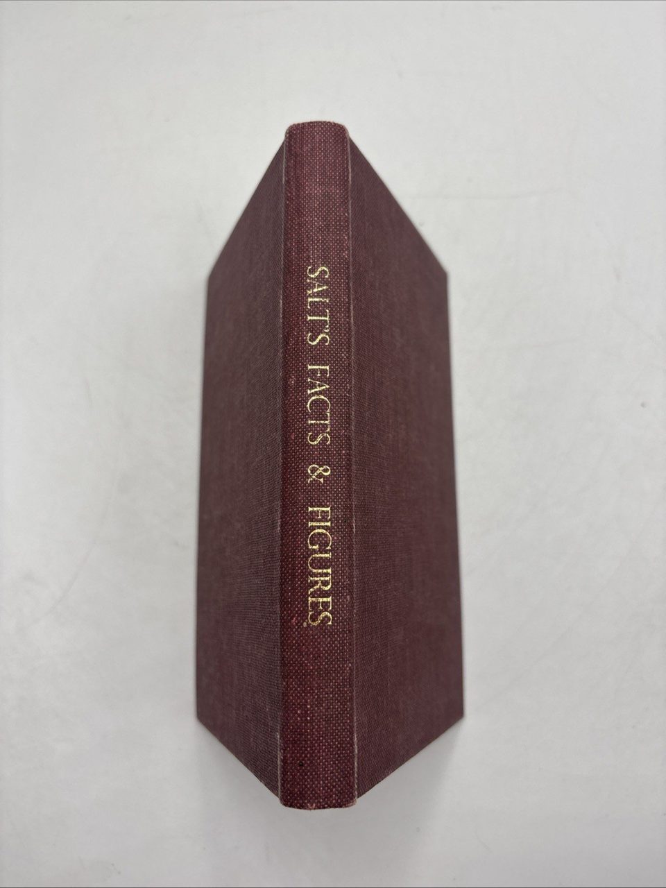 Salt's Facts and Figures Railways and Commerce by Samuel Salt 1848 Rebound Book