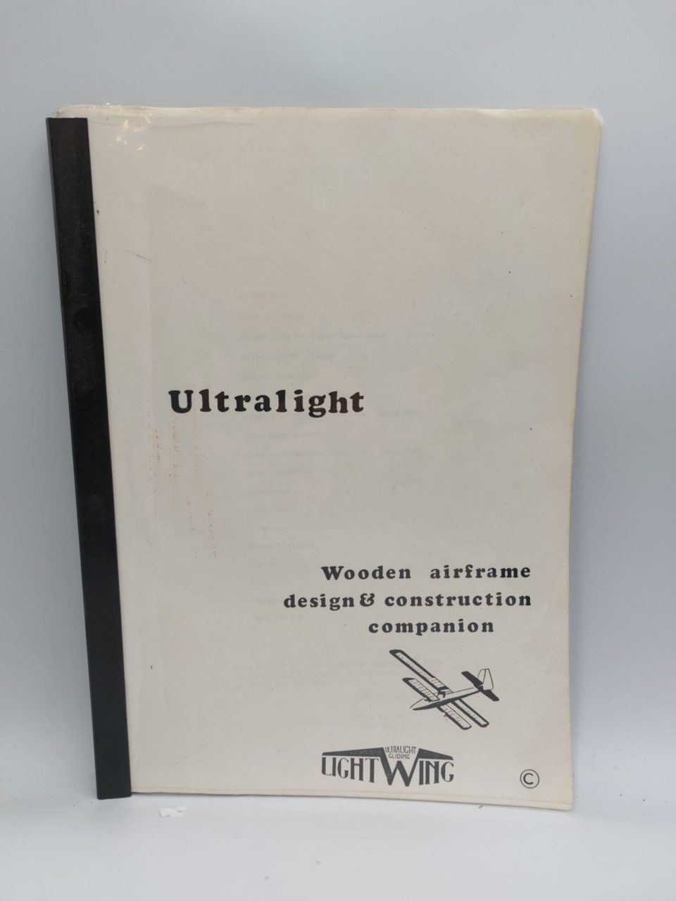 Ultralight Wooden Airframe Design & Construction Companion