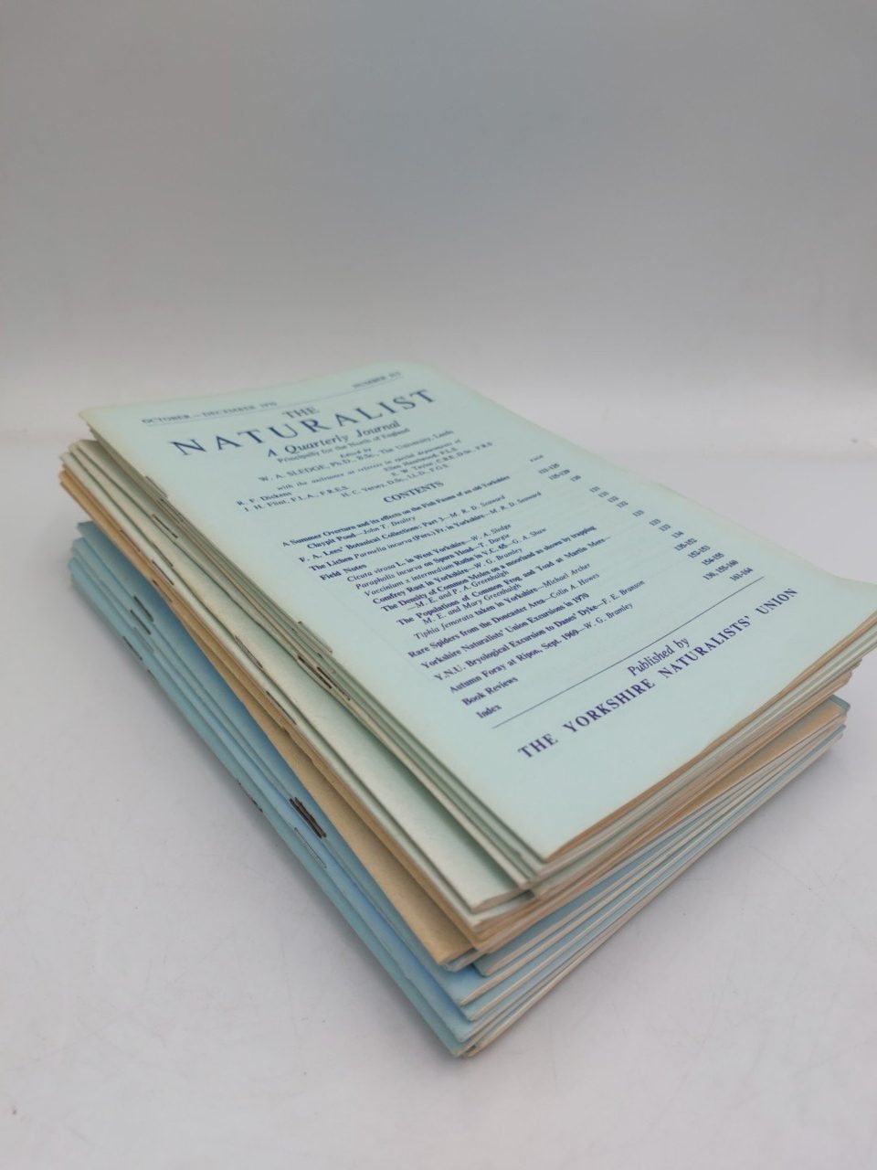 The Naturalist Magazine 1970 To 1975 19 Magazines