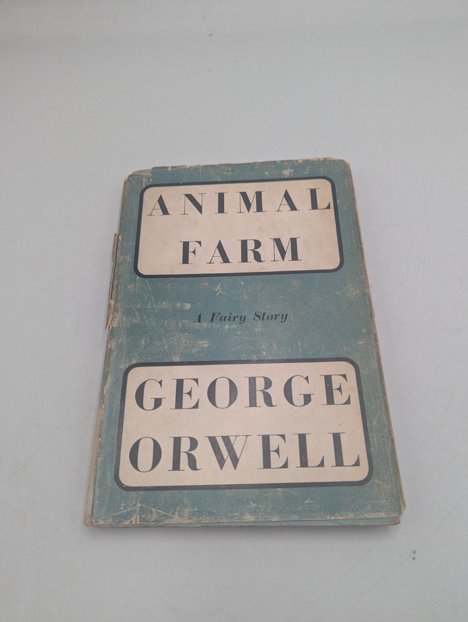 Animal Farm George Orwell book 3rd Large Impression 1946 Secker & Warburg