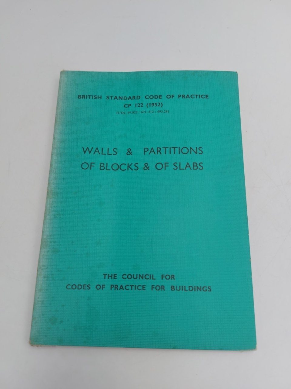 Walls & Partitians Of Blocks & Of Slabs British Standard Code Of Practice