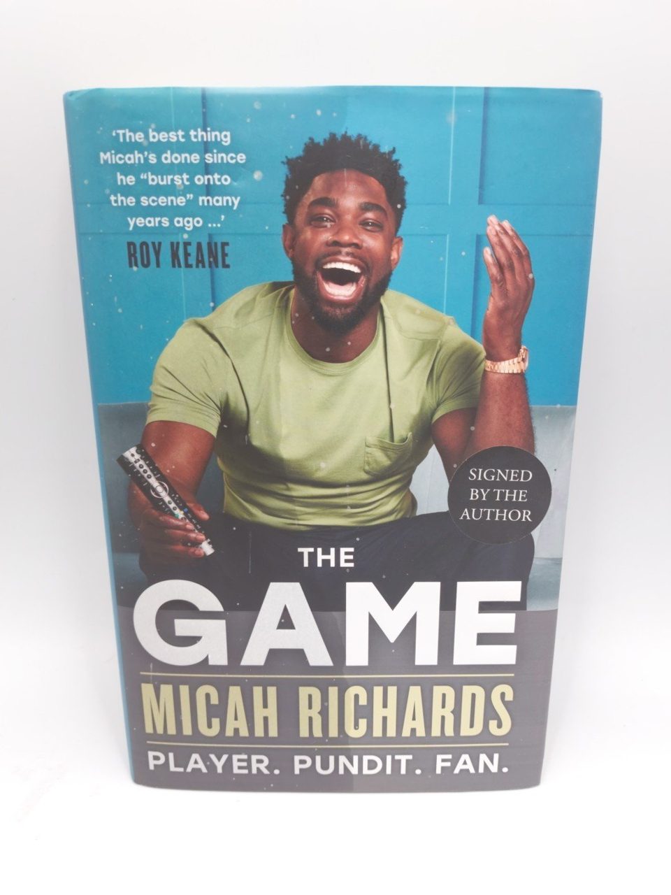 Signed Micah Richards The Game , Hardback Book First Edition