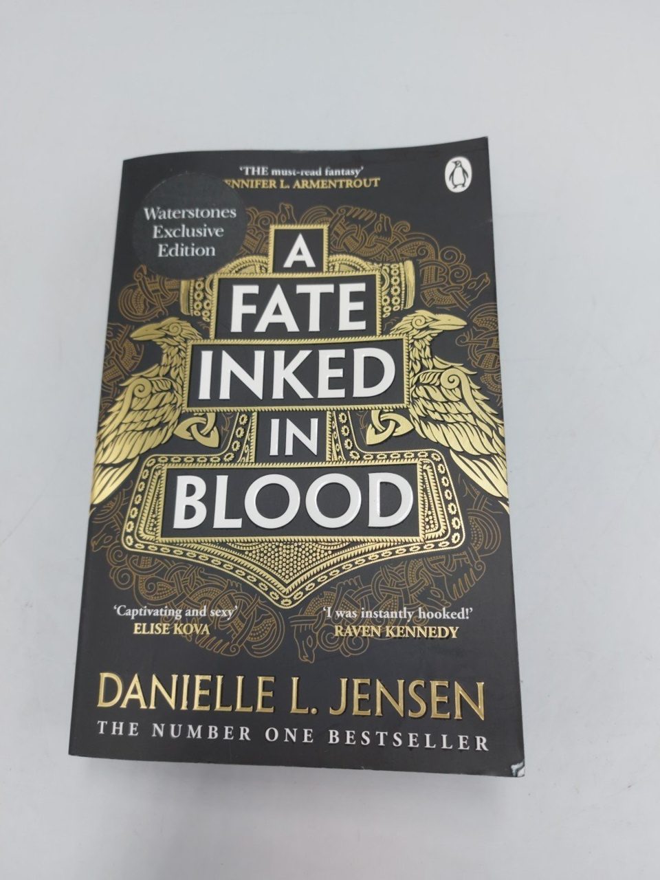 A Fate Inked in Blood by Danielle L. Jensen Waterstones Exclusive
