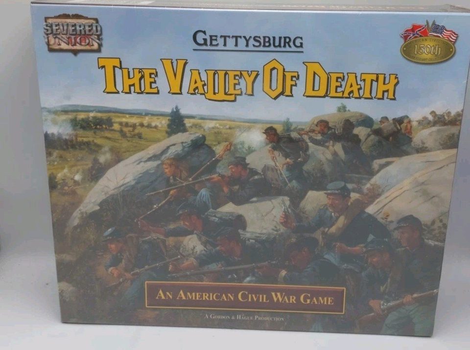 Gordon & Hague Wargame Gettysburg - The Valley of Death Box American Civil WaNew