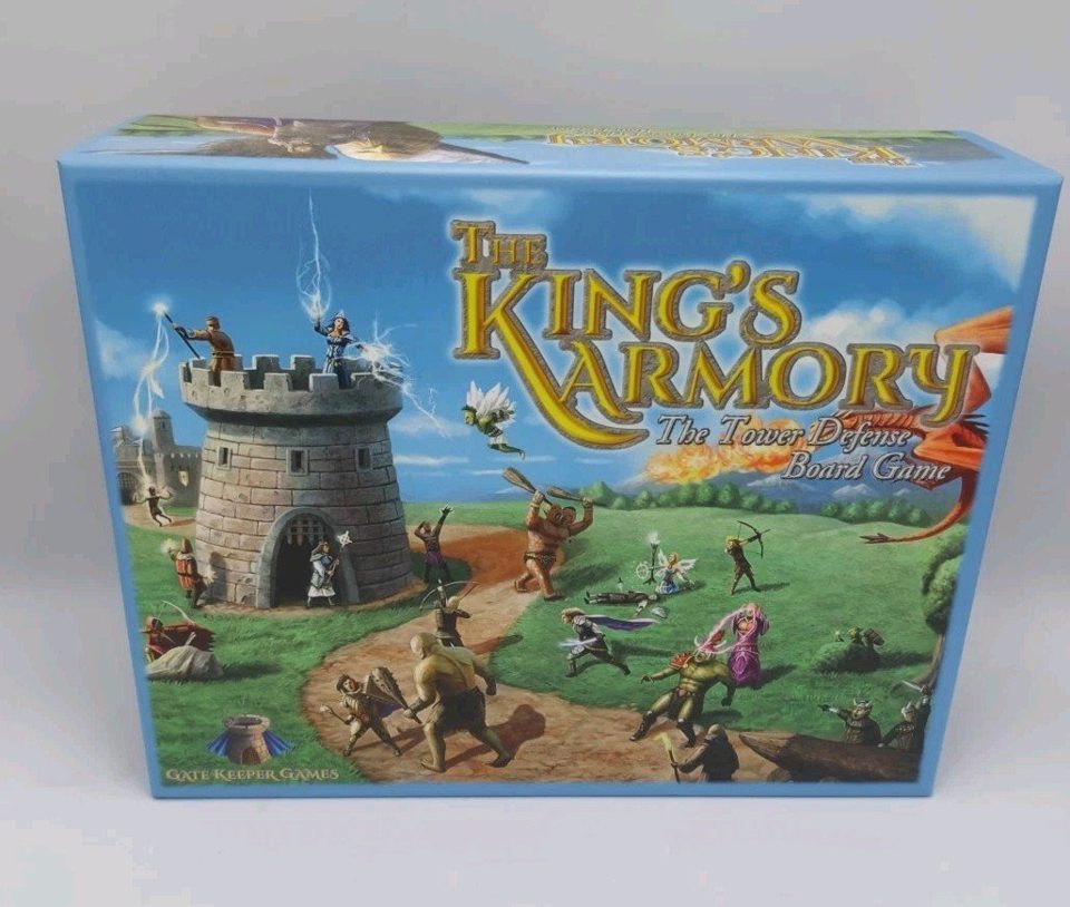 The King's Armory Tower Defense Board Game English Version Gatekeeper Games