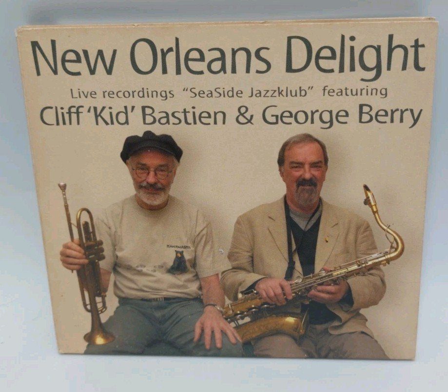 New Orleans Delight Cliff 'kid' Bastien & George Berry CD