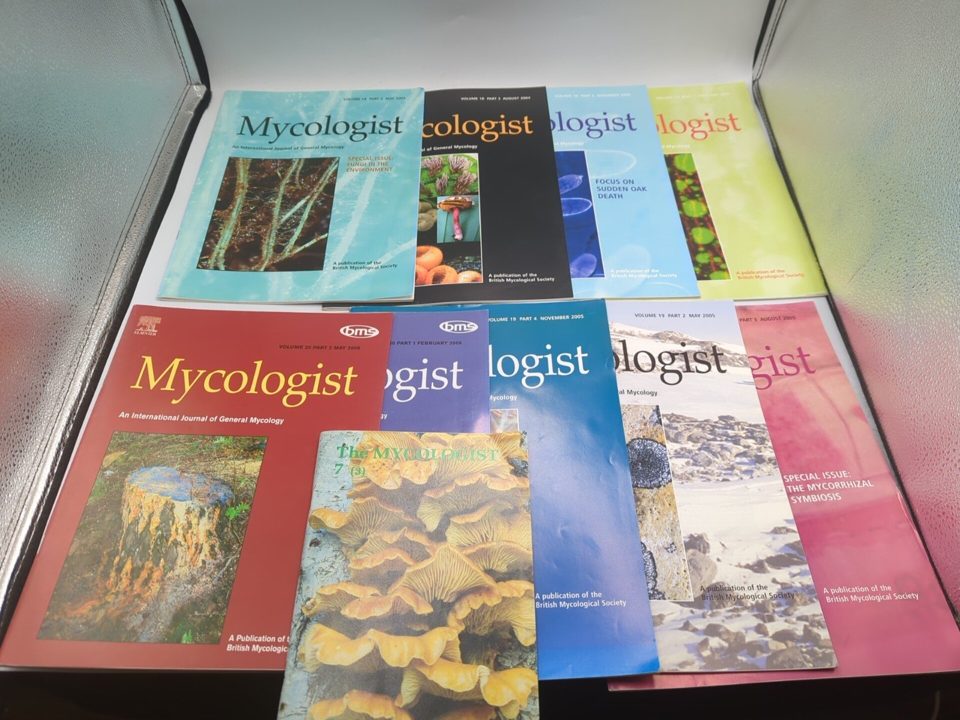 Mycologist Magazines Set Of 9 2003 2004 2005 Mycology