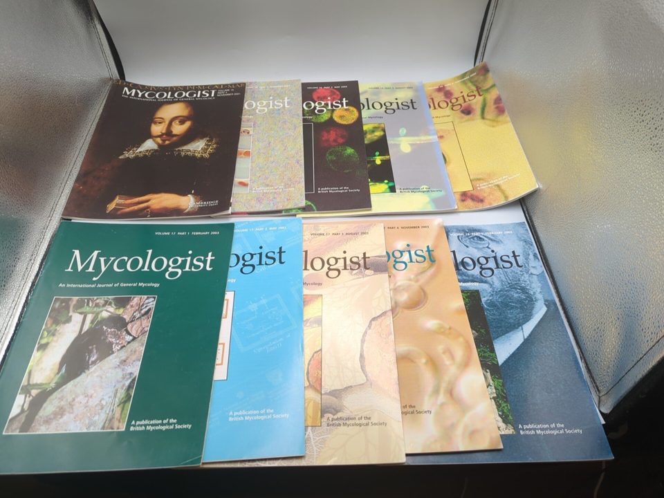 Mycologist Magazines Set Of 10 2001 2002 2003 2004 Mycology