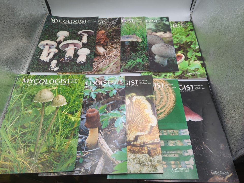 Mycologist Magazines Set Of 10 1999 2000 2001 Mycology