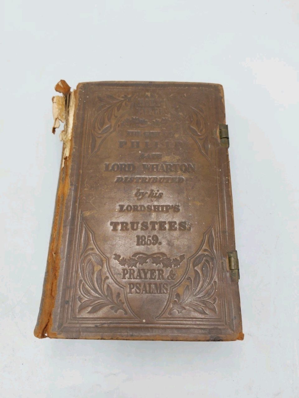 The Book Of Common Prayer Oxford University Press 1858 Metal Clasps